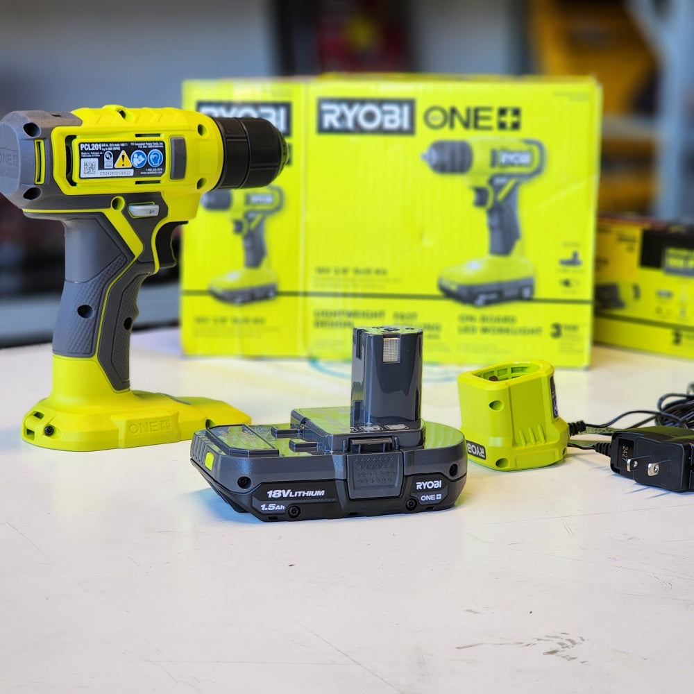 ONE+ 18V Cordless 3/8 in. Drill/Driver Kit With 1.5 Ah B ONE+ 18V Cordless 3/8 in. Drill/Driver Kit With 1.5 Ah B